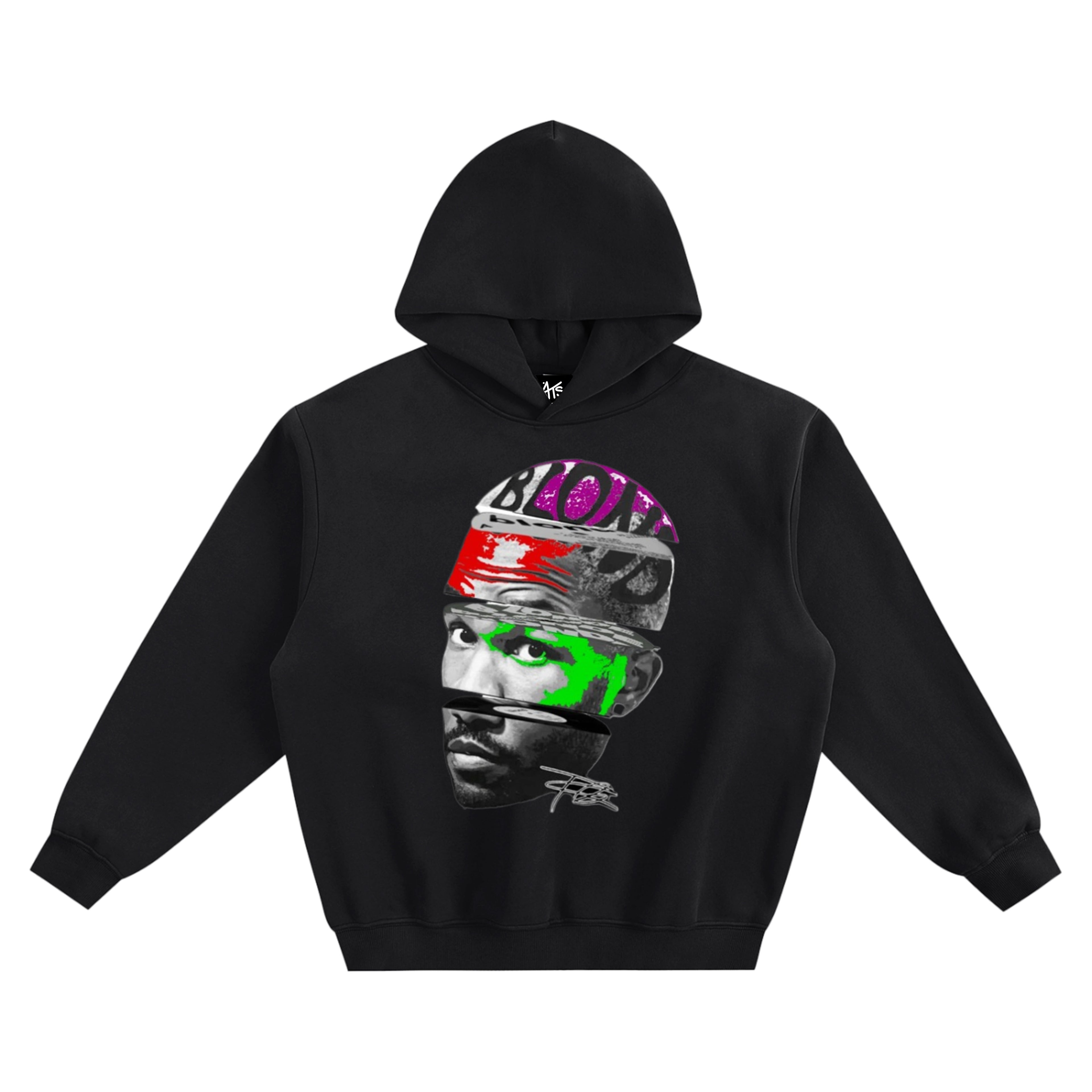 Rainbow Frank Boxy Hoodie