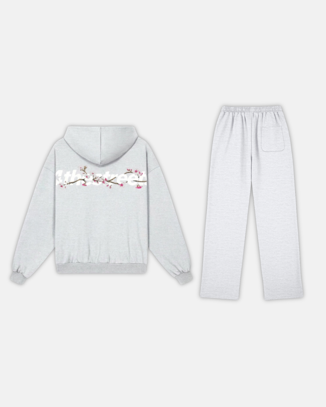 Cherry Blossom Embroidered Set