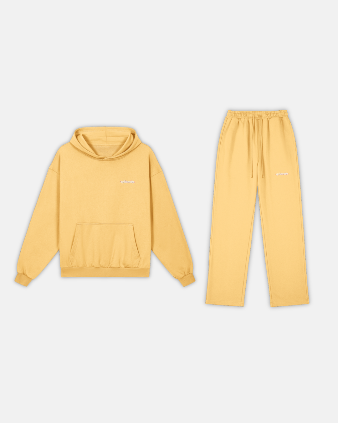 Cherry Blossom Embroidered Set