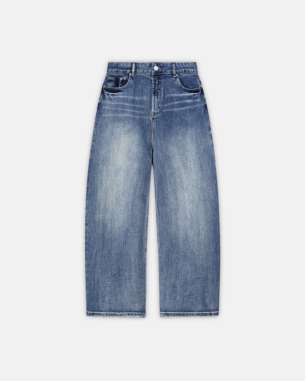 Cherry Blossom Dragon Print Denim