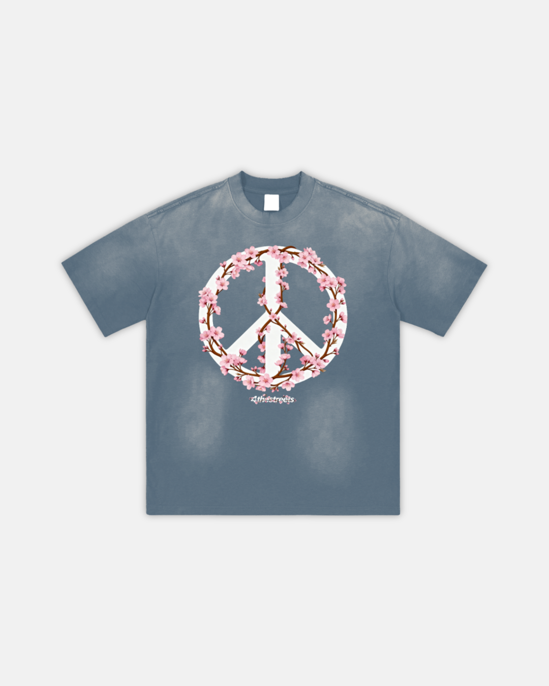 Cherry Blossom Peace Sunfaded Tee