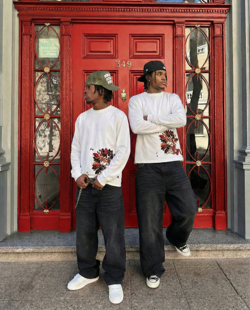 Embroidered ‘Falling Leaves’ Longsleeve