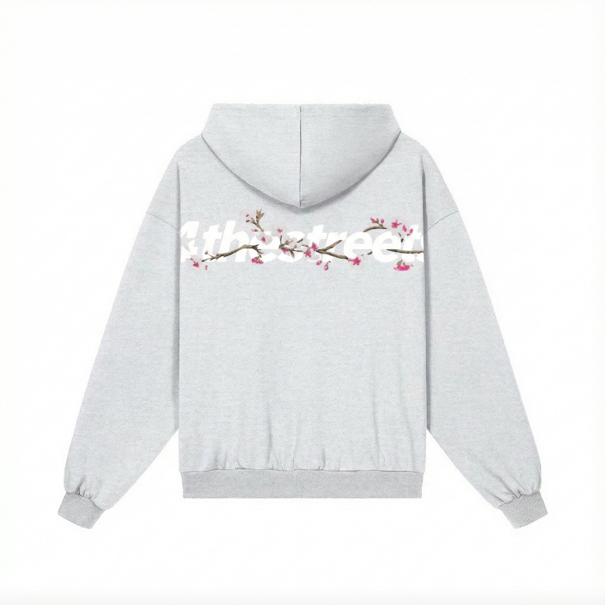 Cherry Blossom Embroidered Hoodie