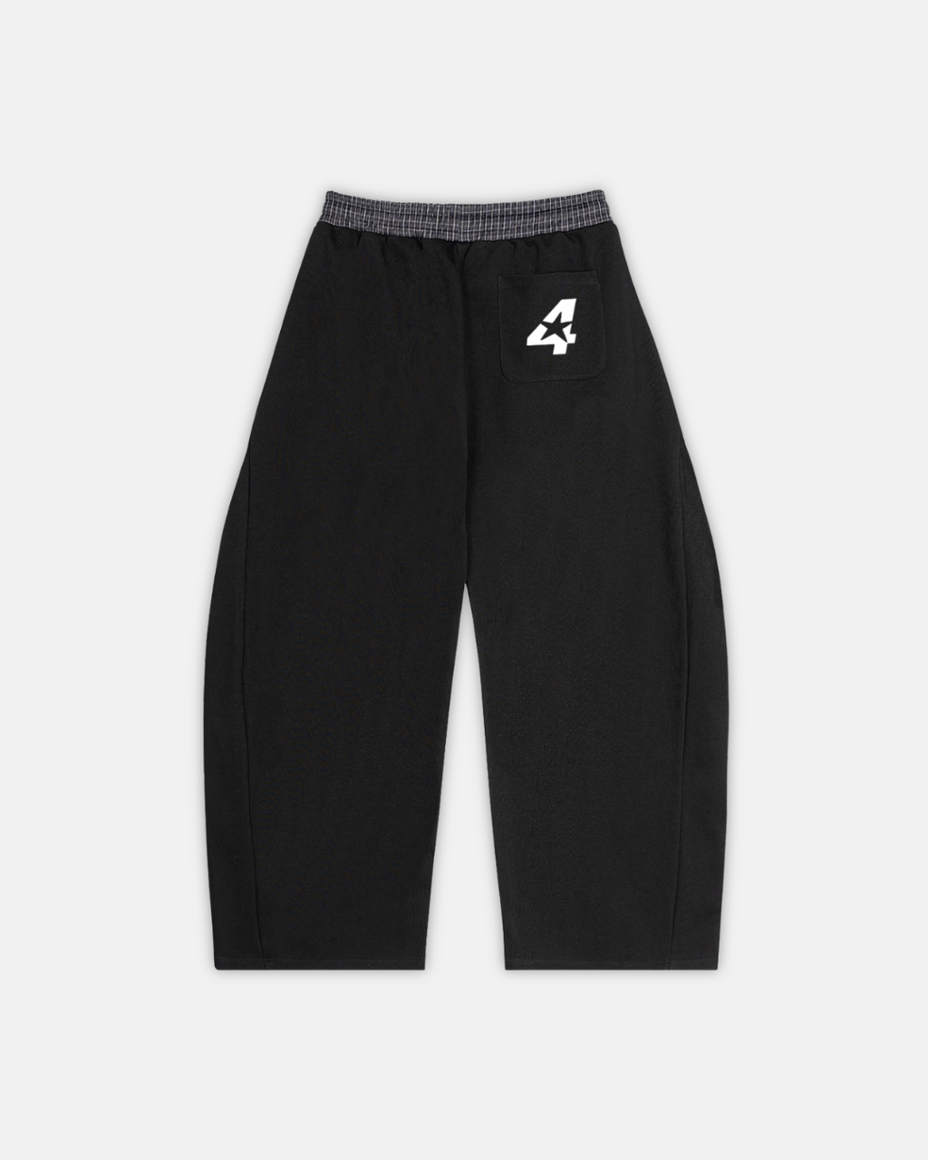 Super Baggy Plaid Barrel Joggers