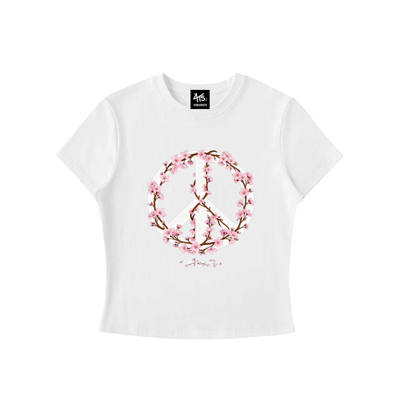 Cherry Blossom Peace Baby Tee