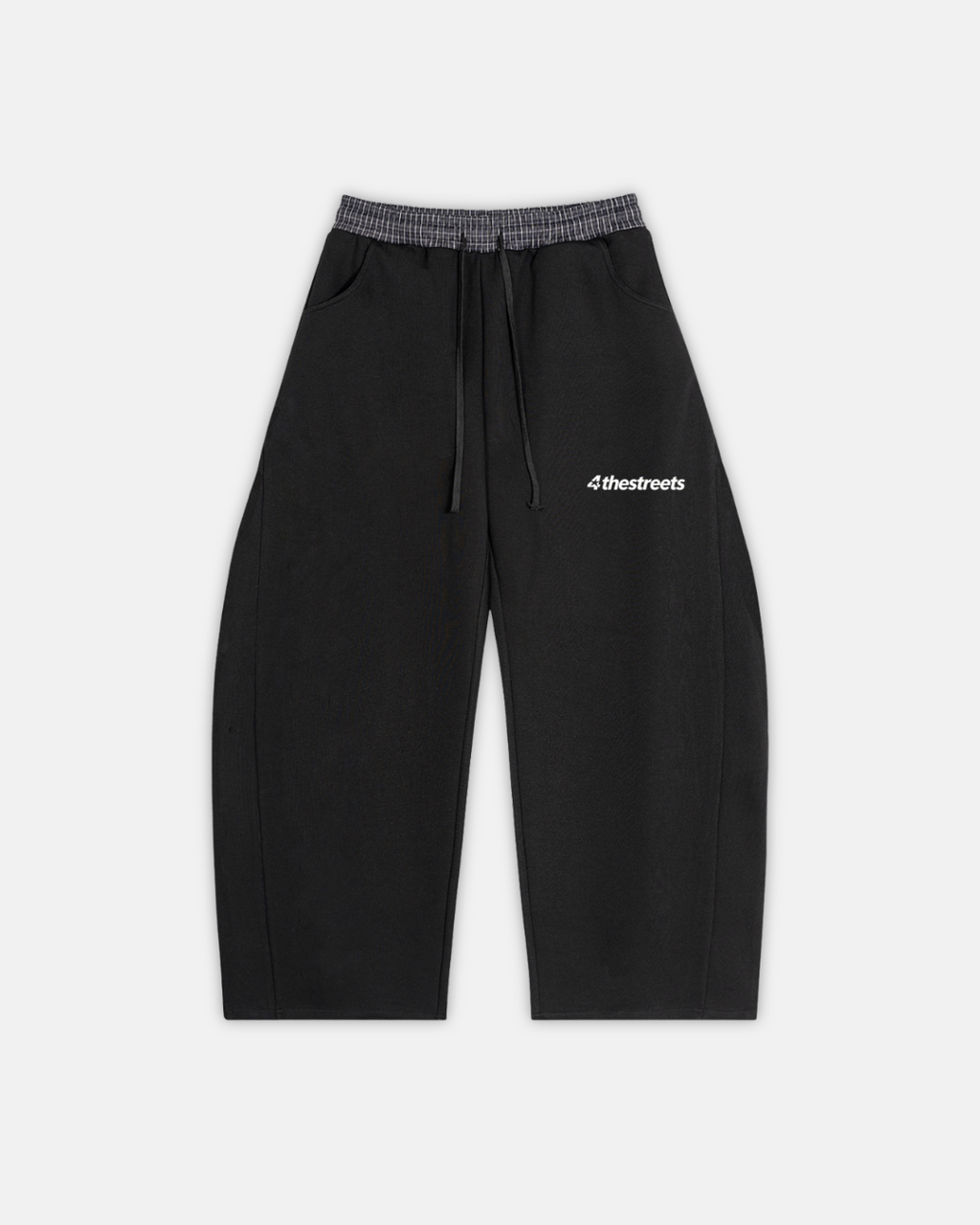 Super Baggy Plaid Barrel Joggers