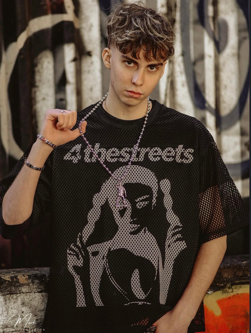 Boxy Mesh Jersey