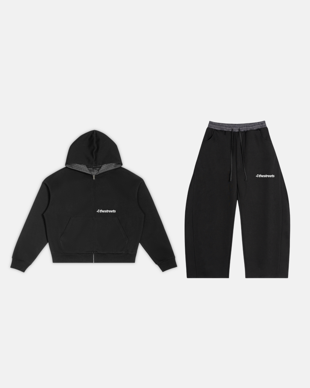 Plaid Lined Heavyweight Set