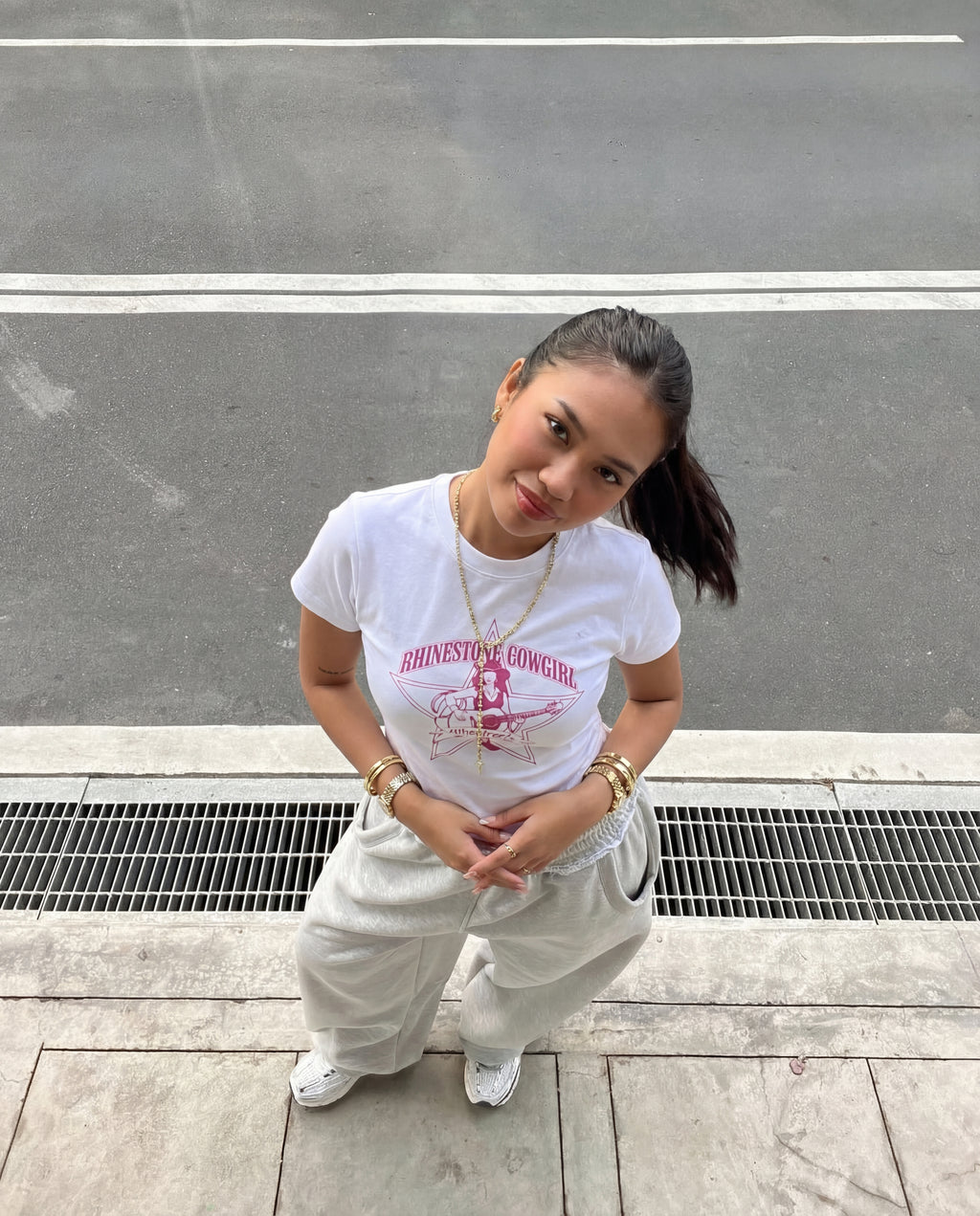 Rhinestone Cowgirl Baby Tee