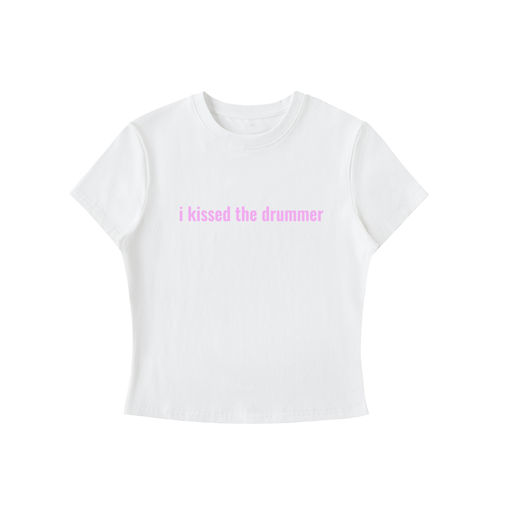 'I Kissed The Drummer' Baby Tee