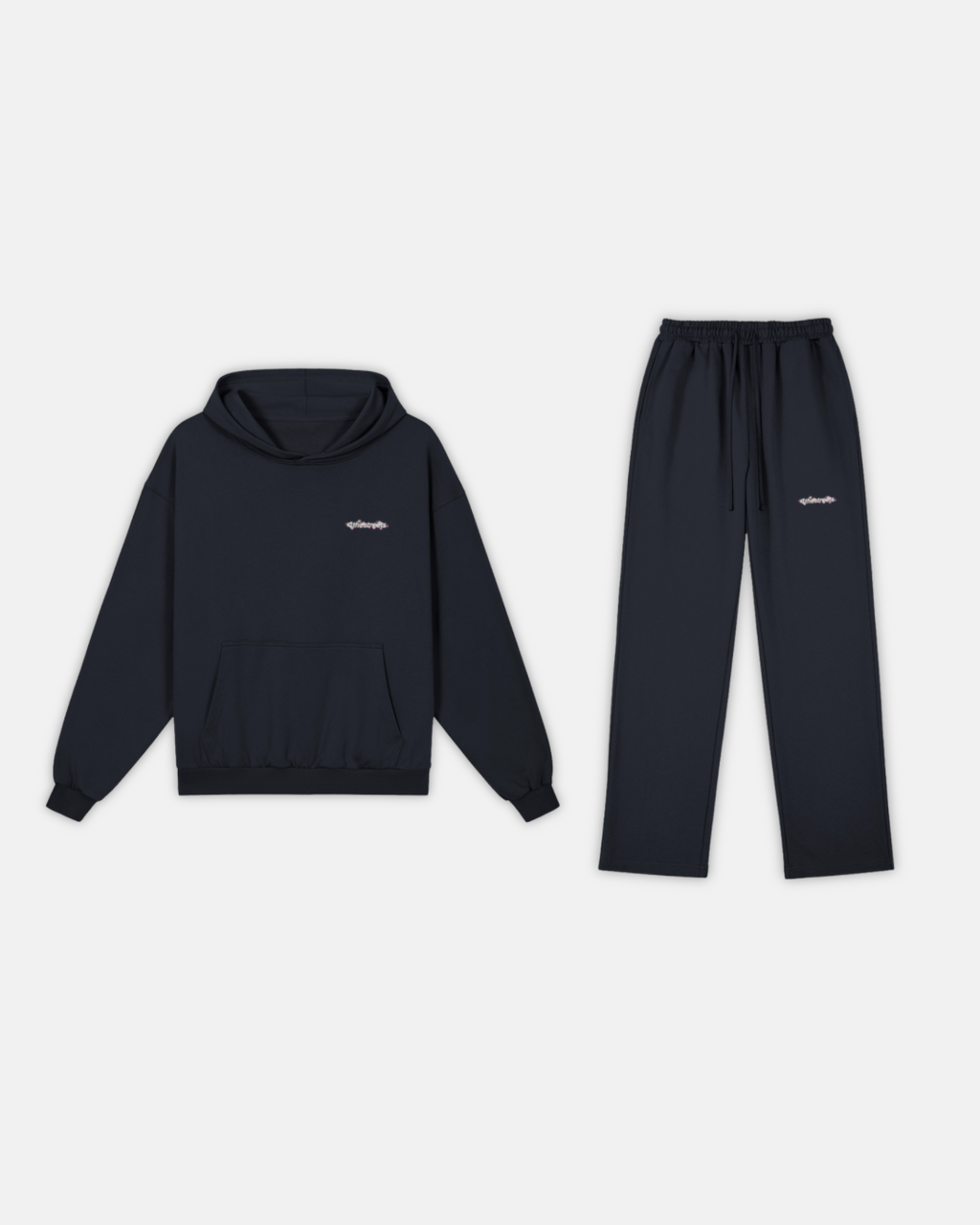 Cherry Blossom Embroidered Set