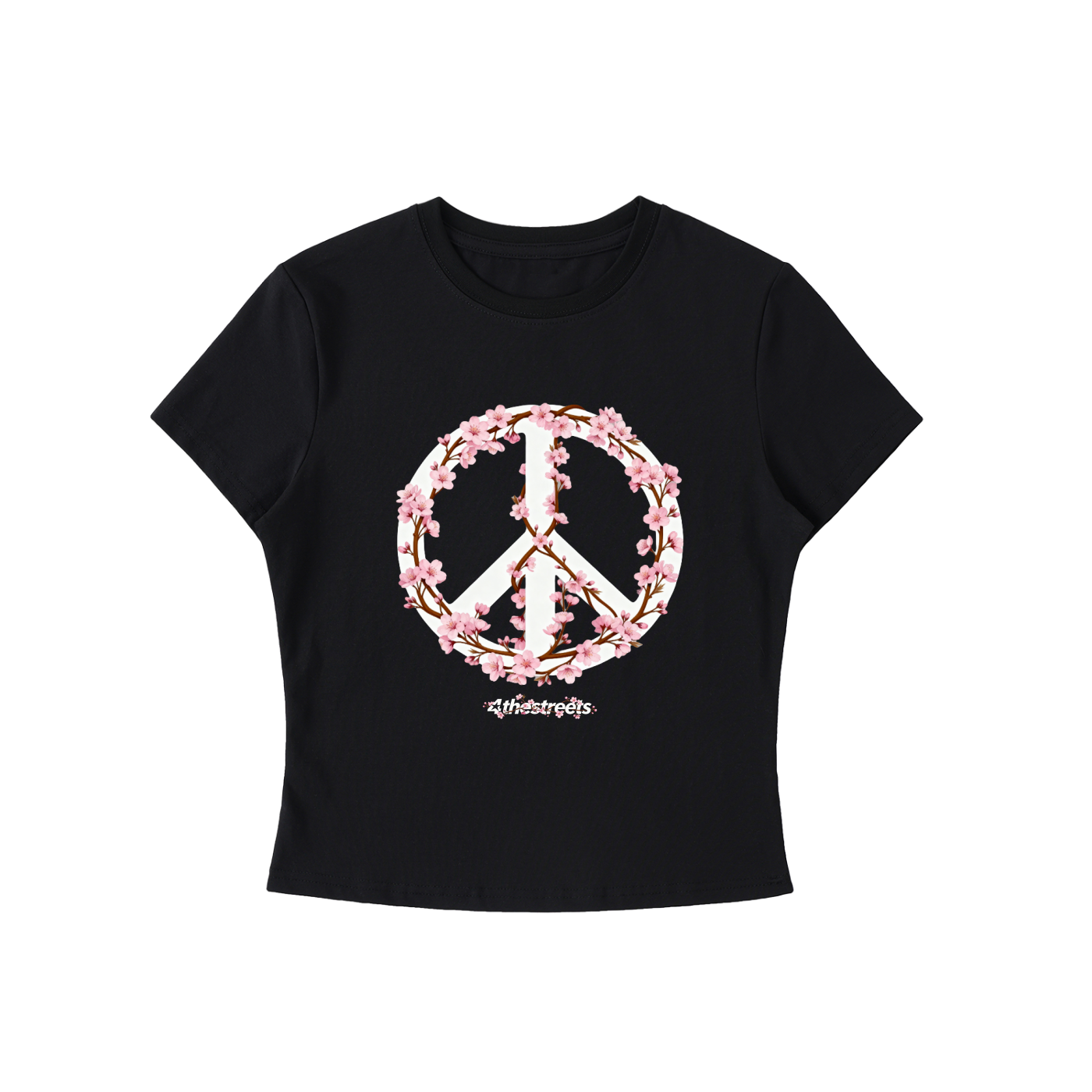 Cherry Blossom Peace Baby Tee