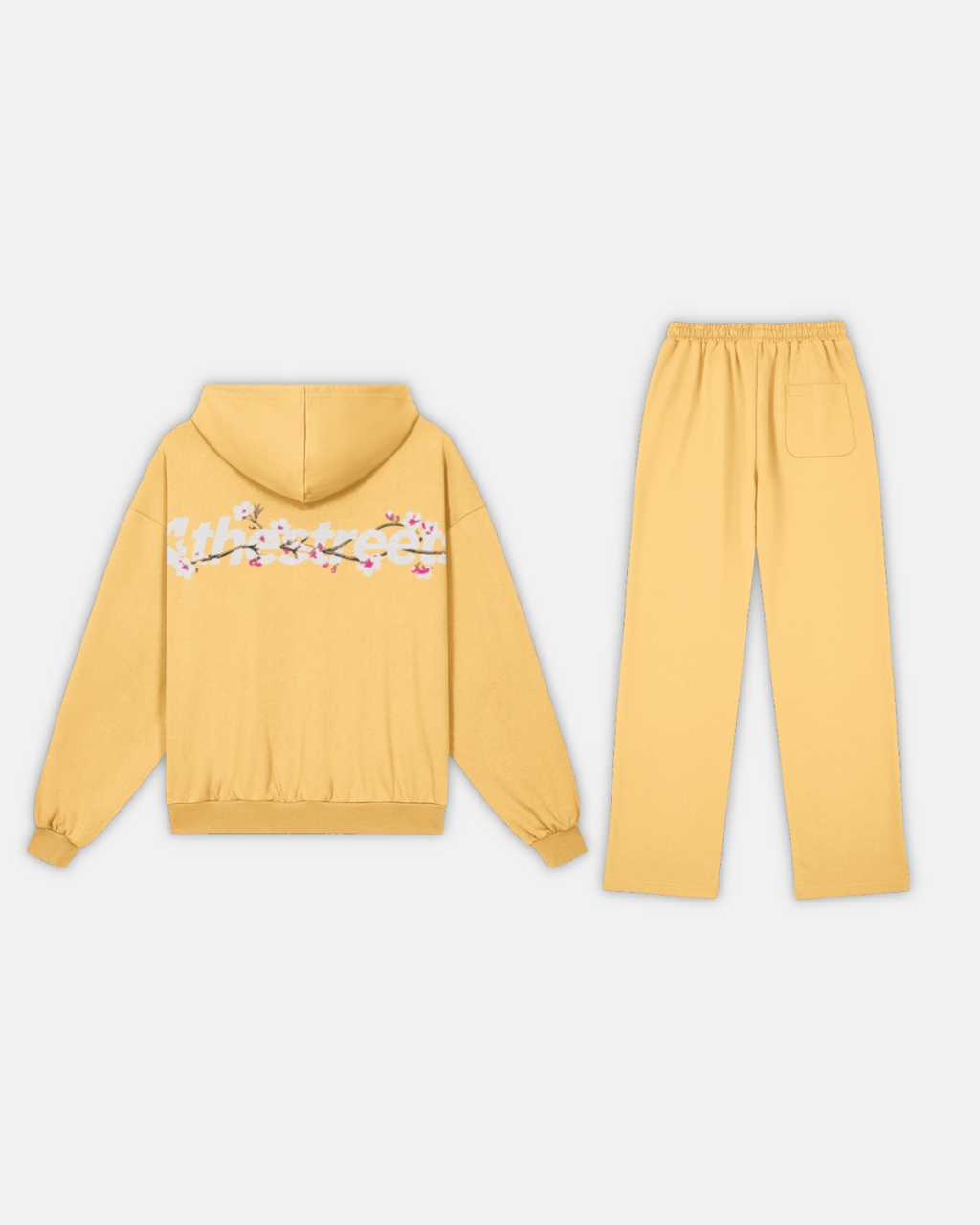 Cherry Blossom Embroidered Set