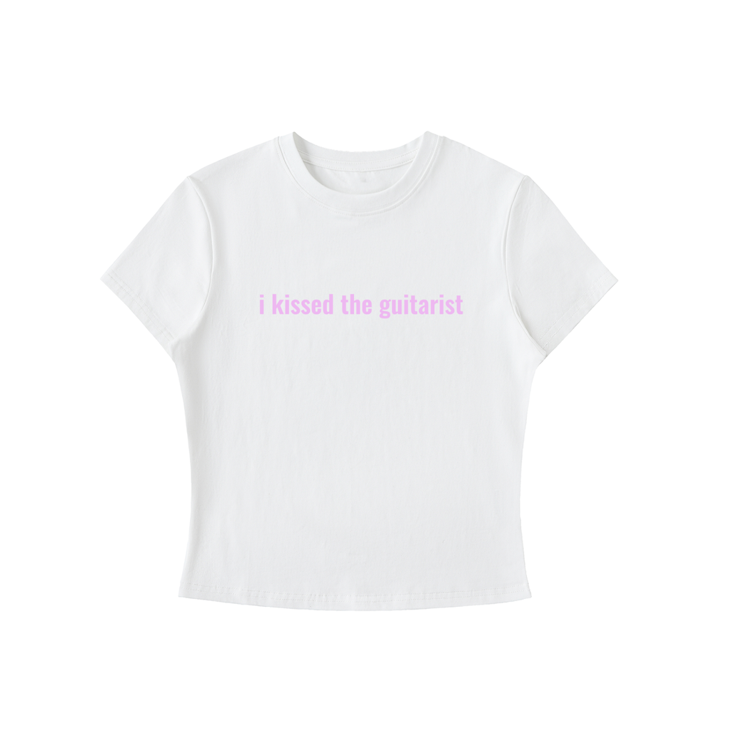 'I Kissed The Guitarist' Baby Tee