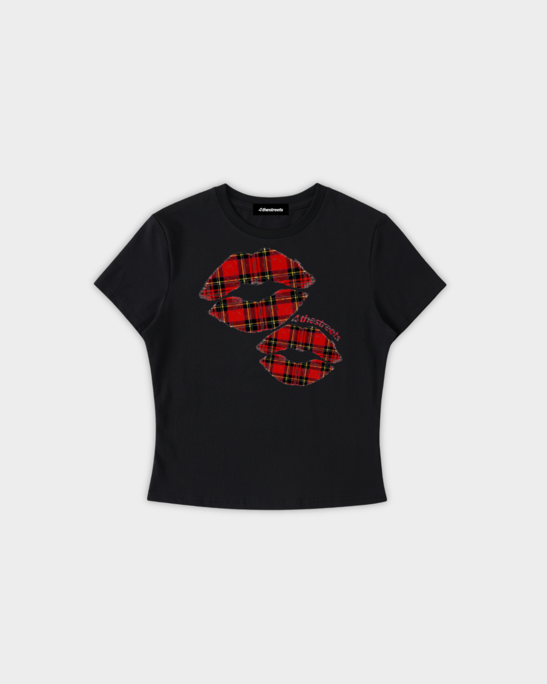 Tartan Kiss Baby Tee