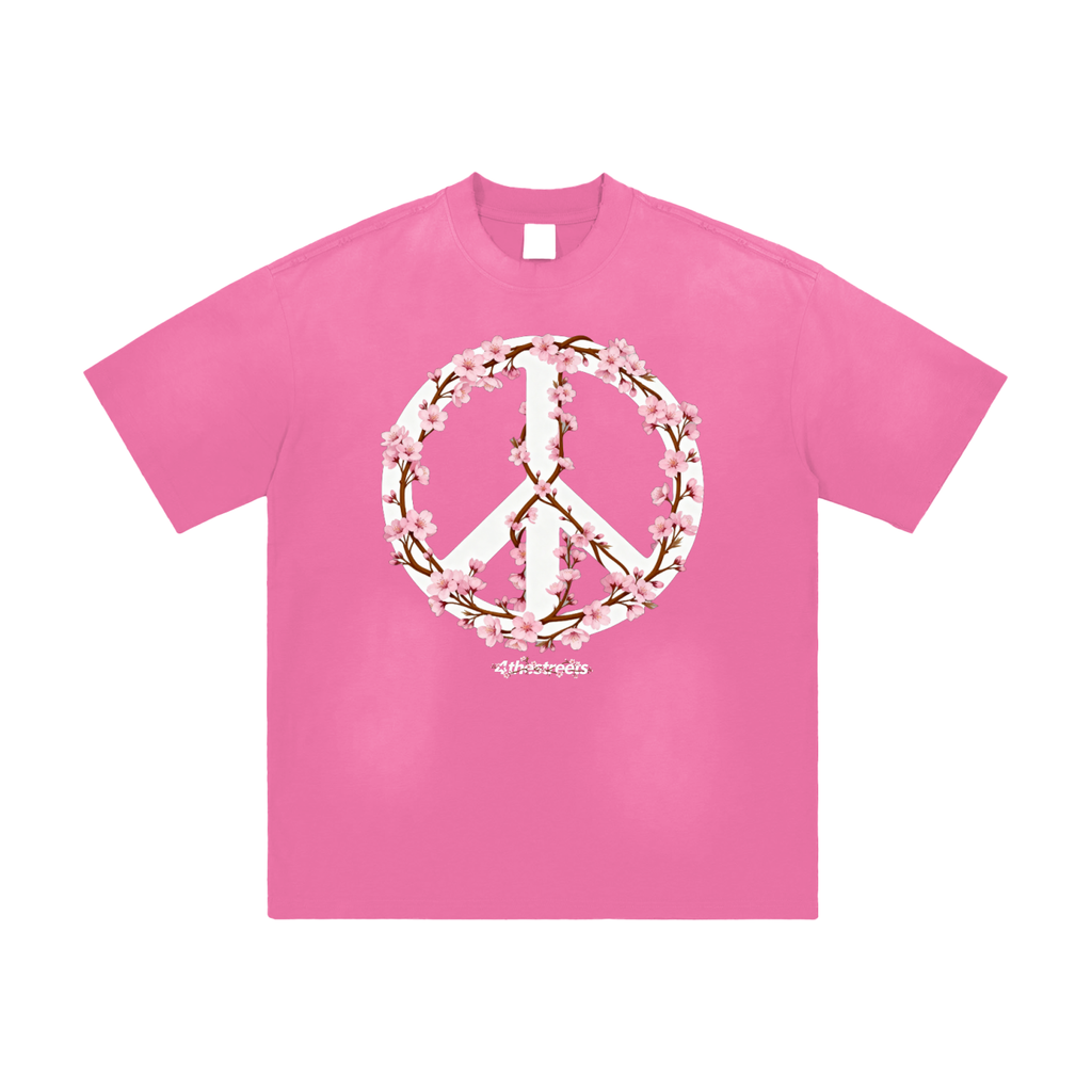 Cherry Blossom Peace Sunfaded Tee