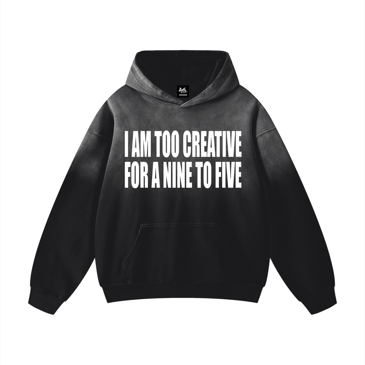 'I Am Too Creative' Heavyweight Sunfade Hoodie