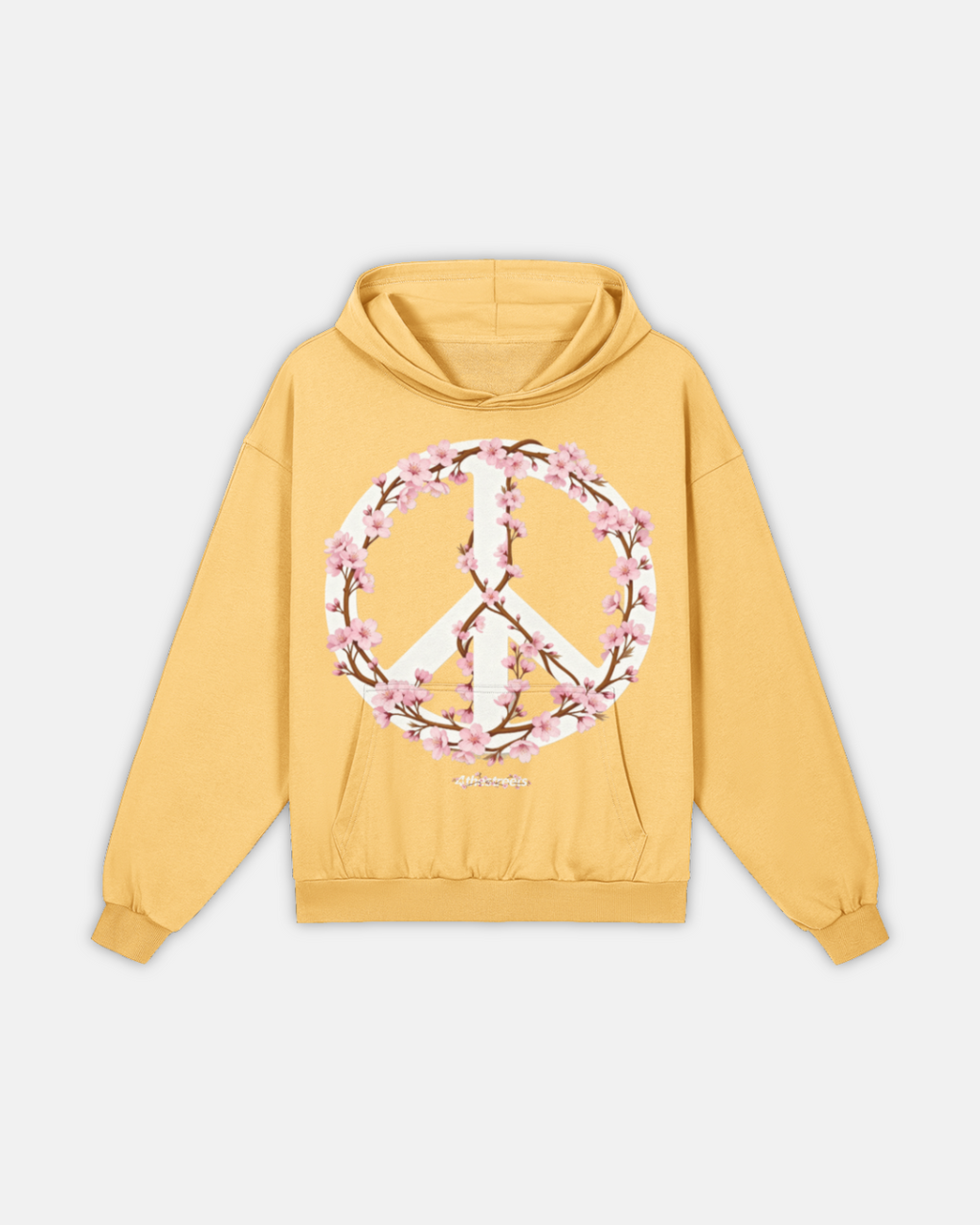 Cherry Blossom Peace Hoodie