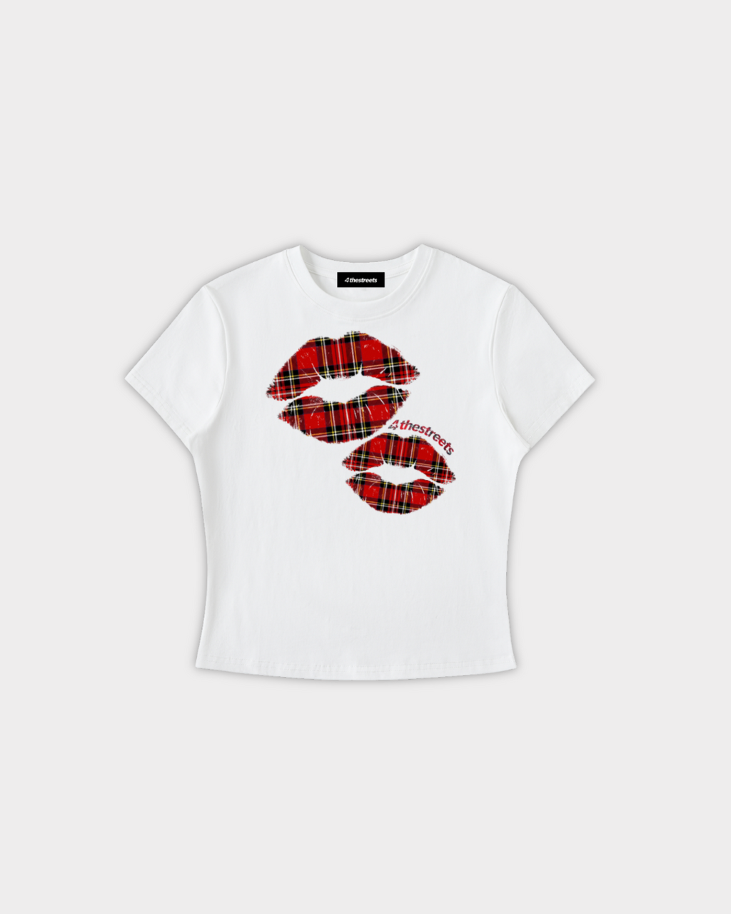 Tartan Kiss Baby Tee