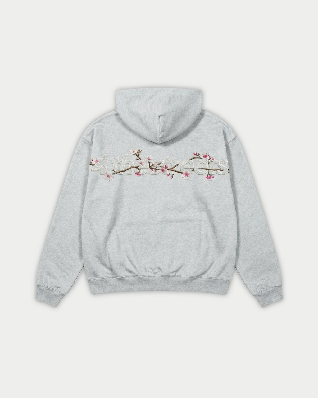 Cherry Blossom Embroidered Hoodie