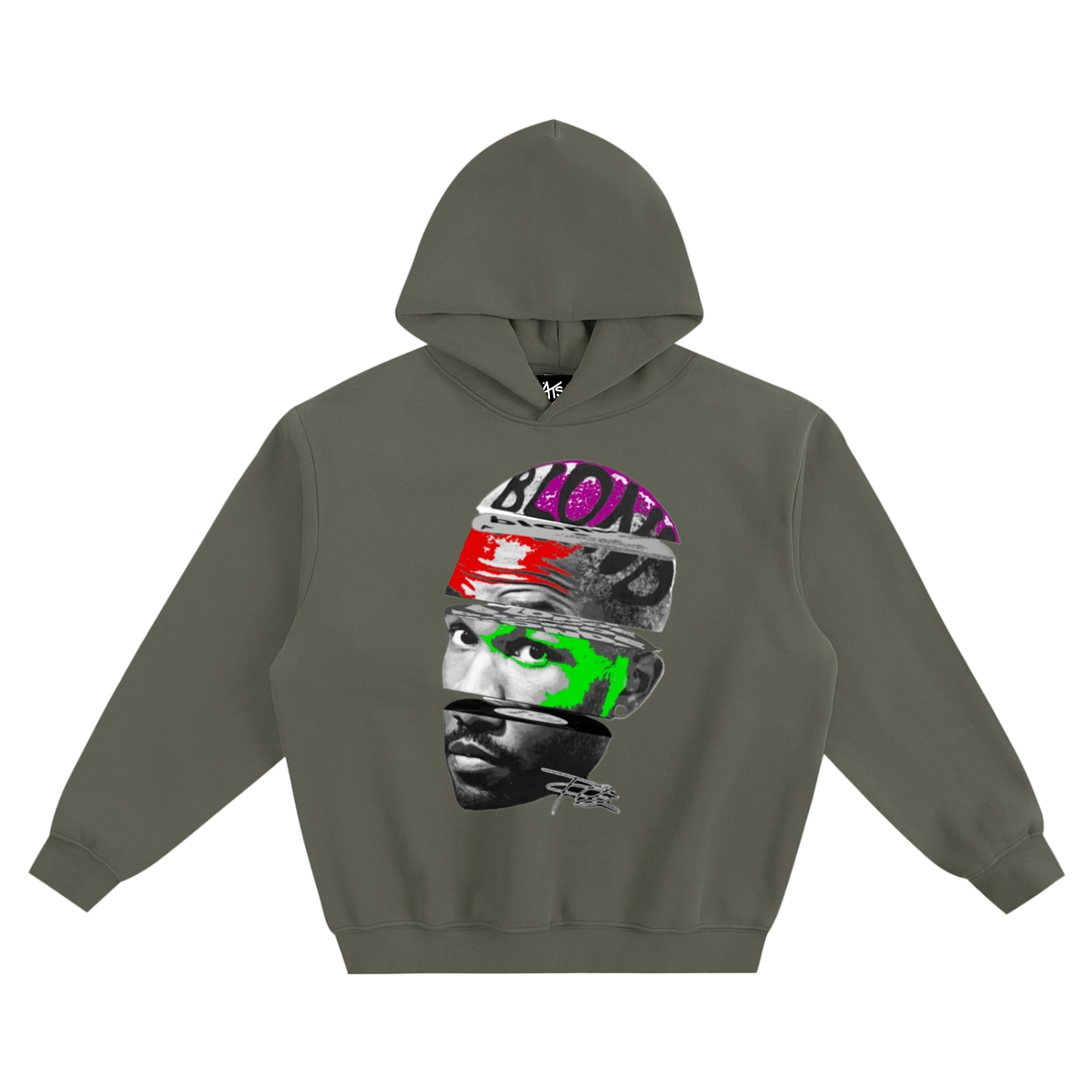 Rainbow Frank Boxy Hoodie