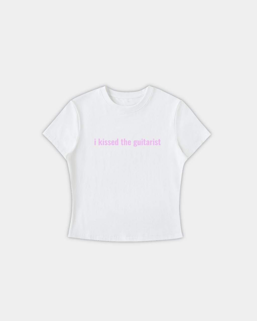 'I Kissed The Guitarist' Baby Tee