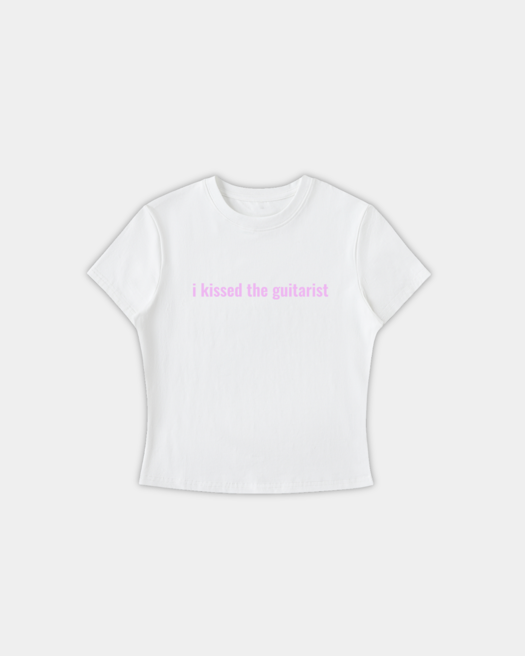 'I Kissed The Guitarist' Baby Tee
