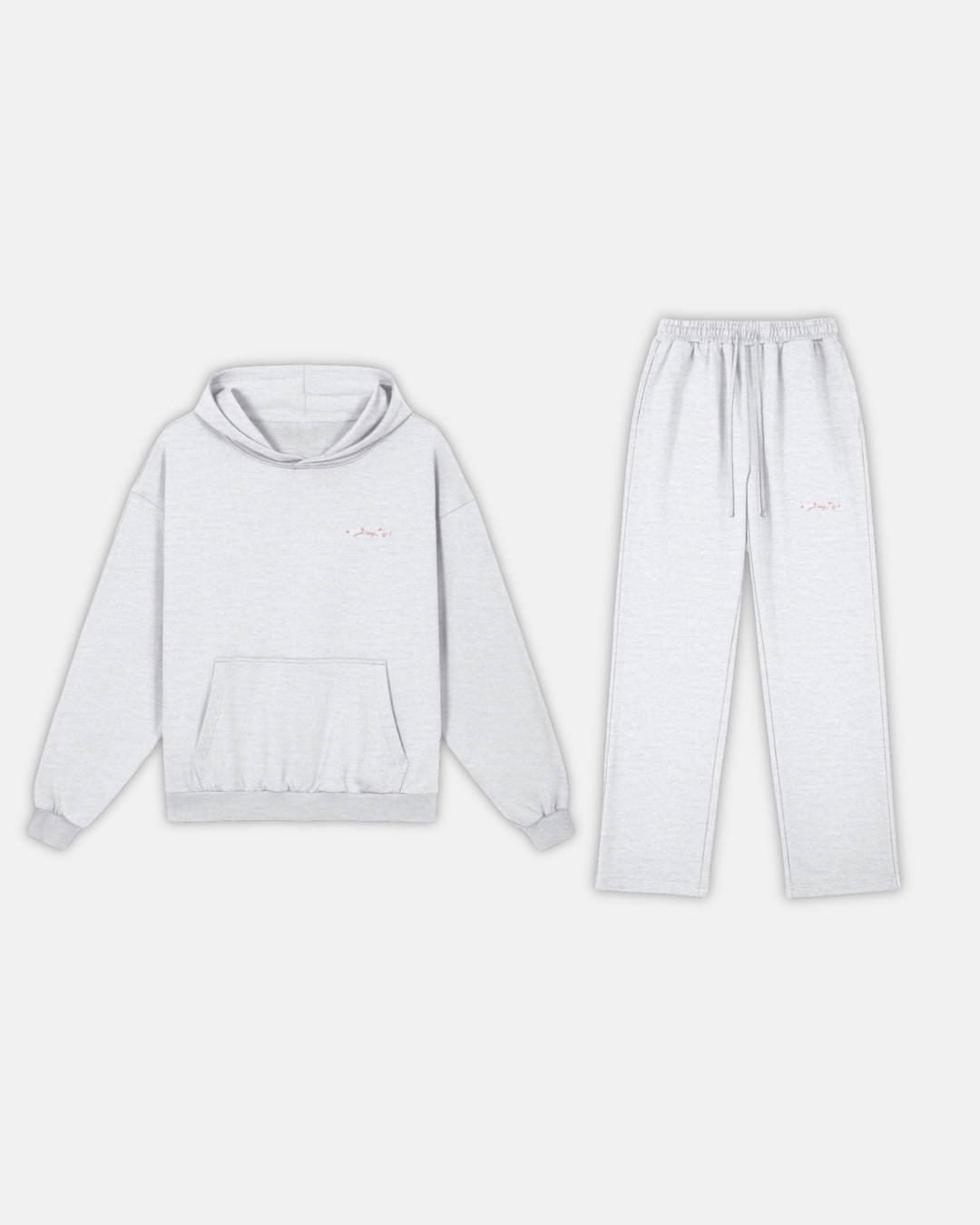 Cherry Blossom Embroidered Set