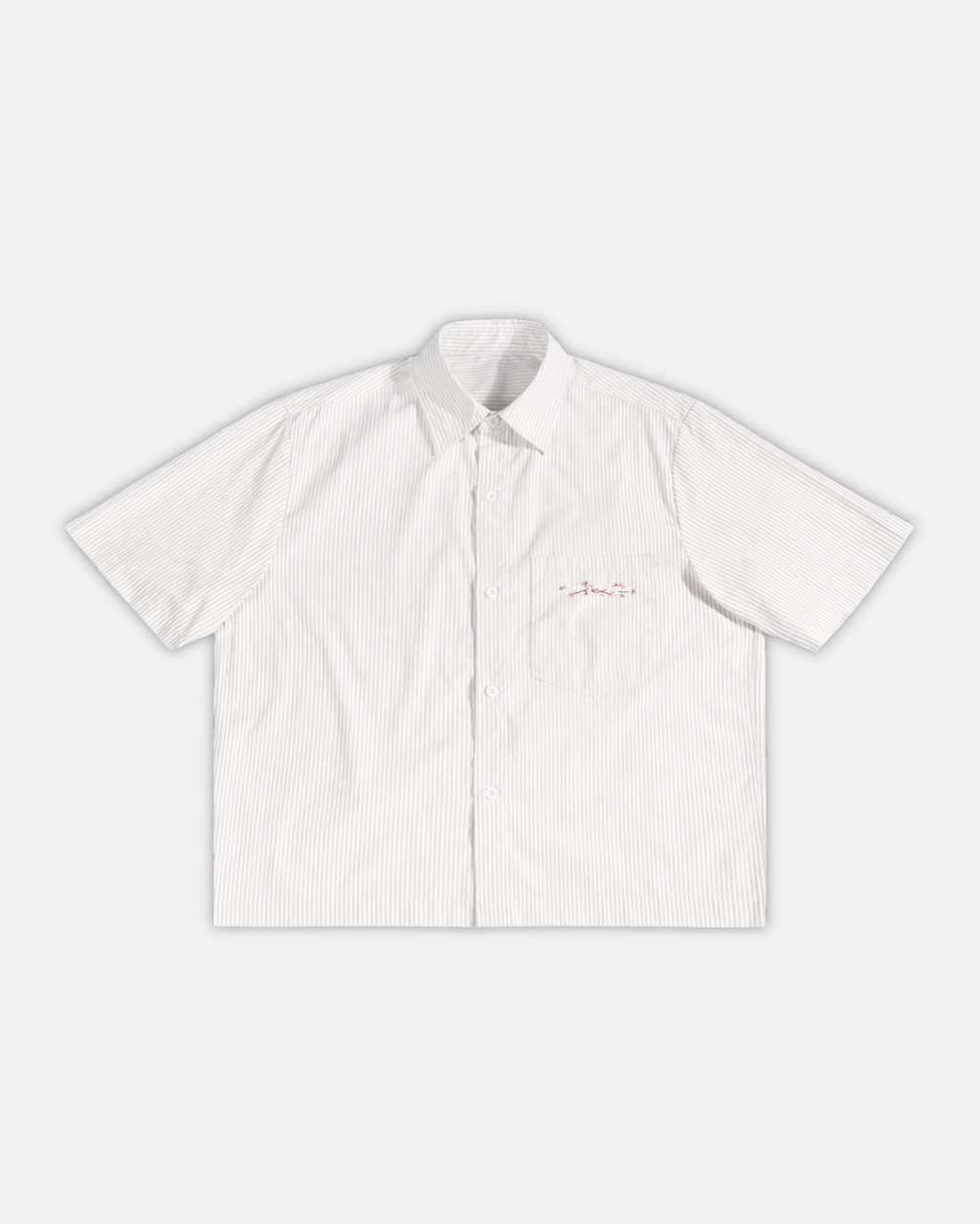 Cherry Blossom Boxy Button Up Shirt