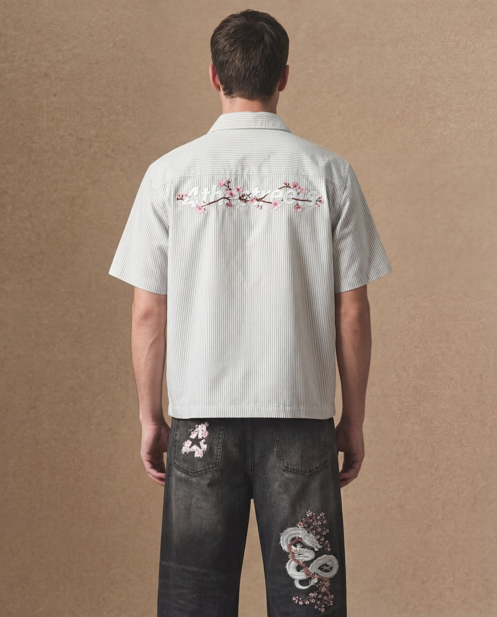 Cherry Blossom Boxy Button Up Shirt