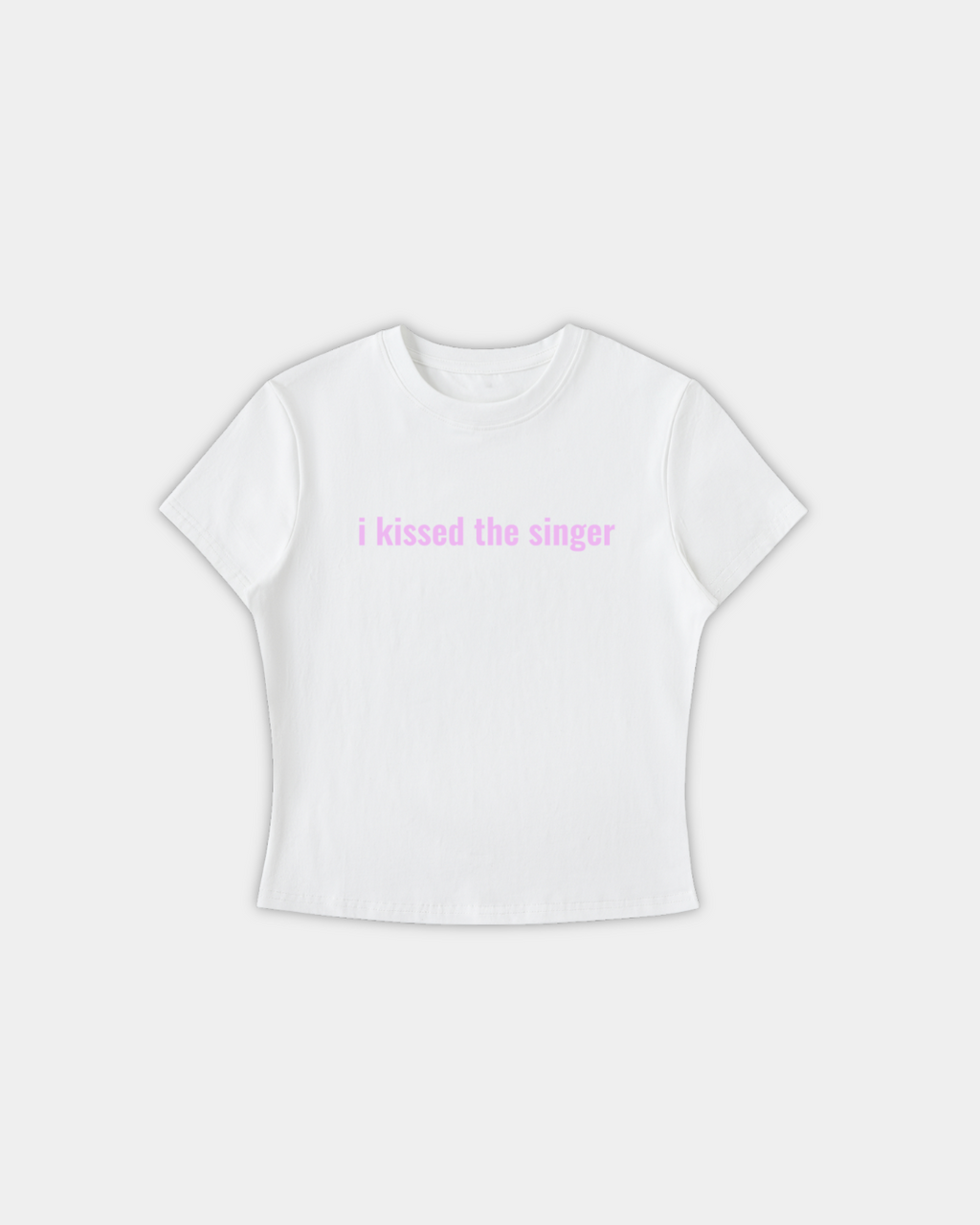 'I Kissed The Singer' Baby Tee