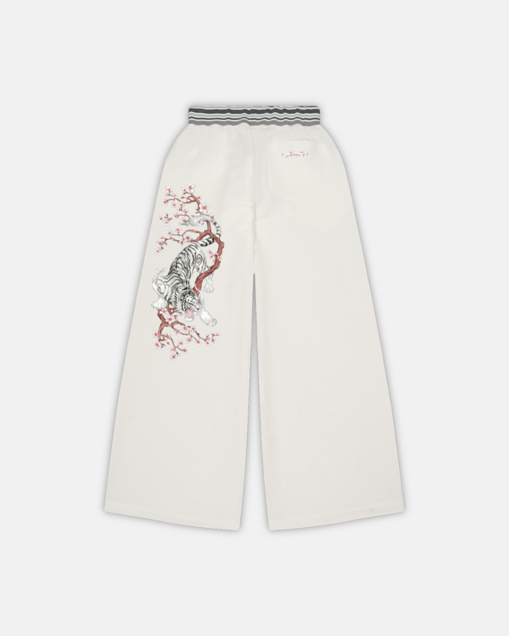 Cherry Blossom Tiger Print Pants
