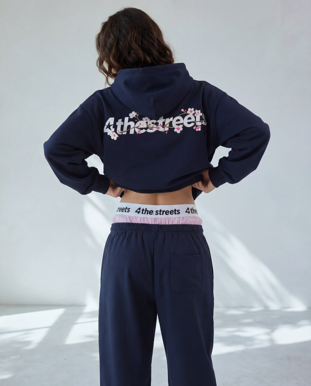 Cherry Blossom Embroidered Set