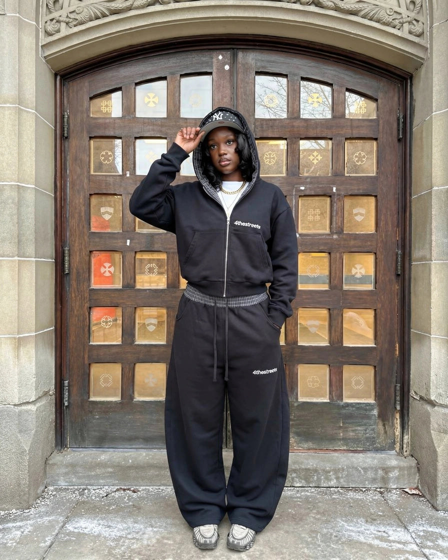 Plaid Lined Heavyweight Set