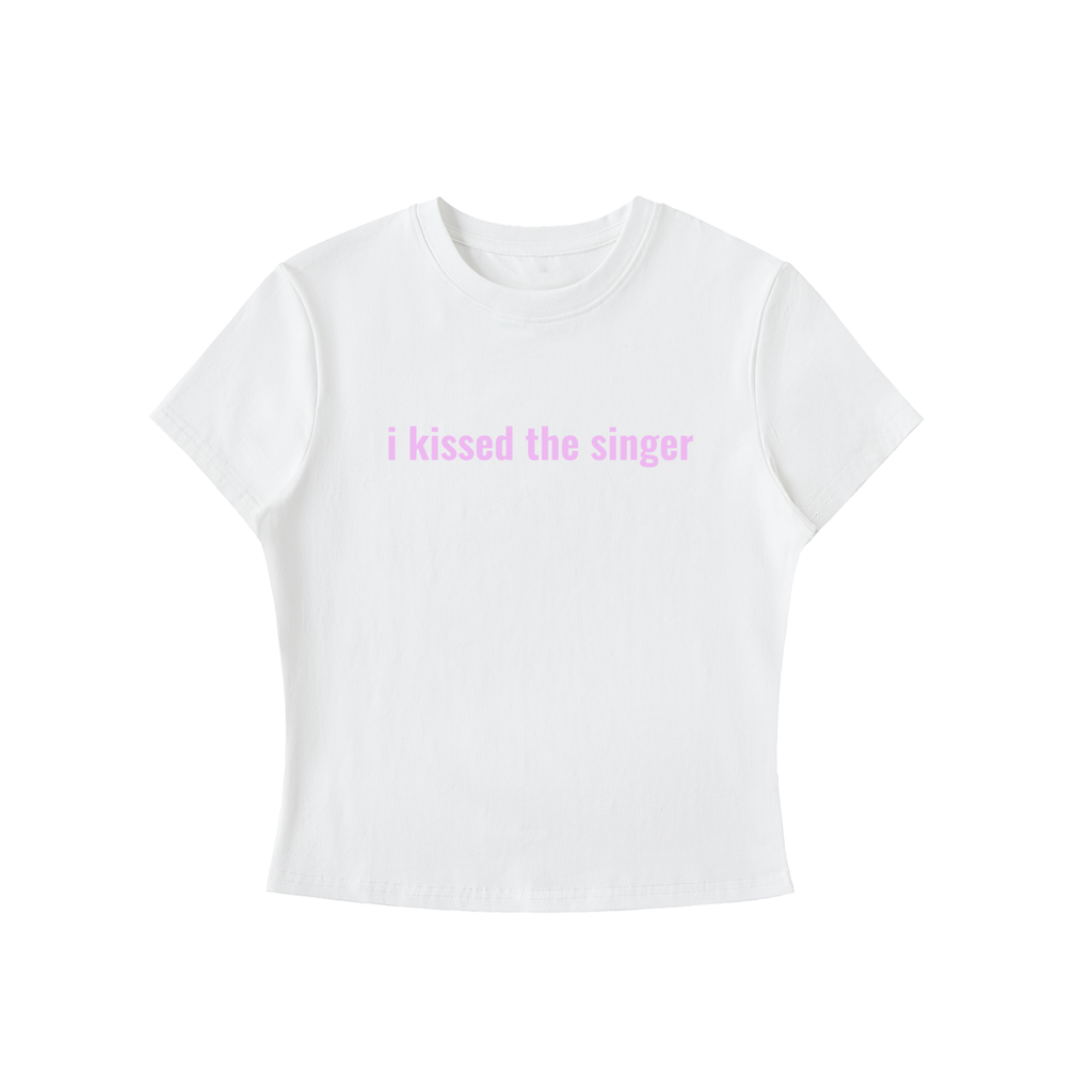 'I Kissed The Singer' Baby Tee