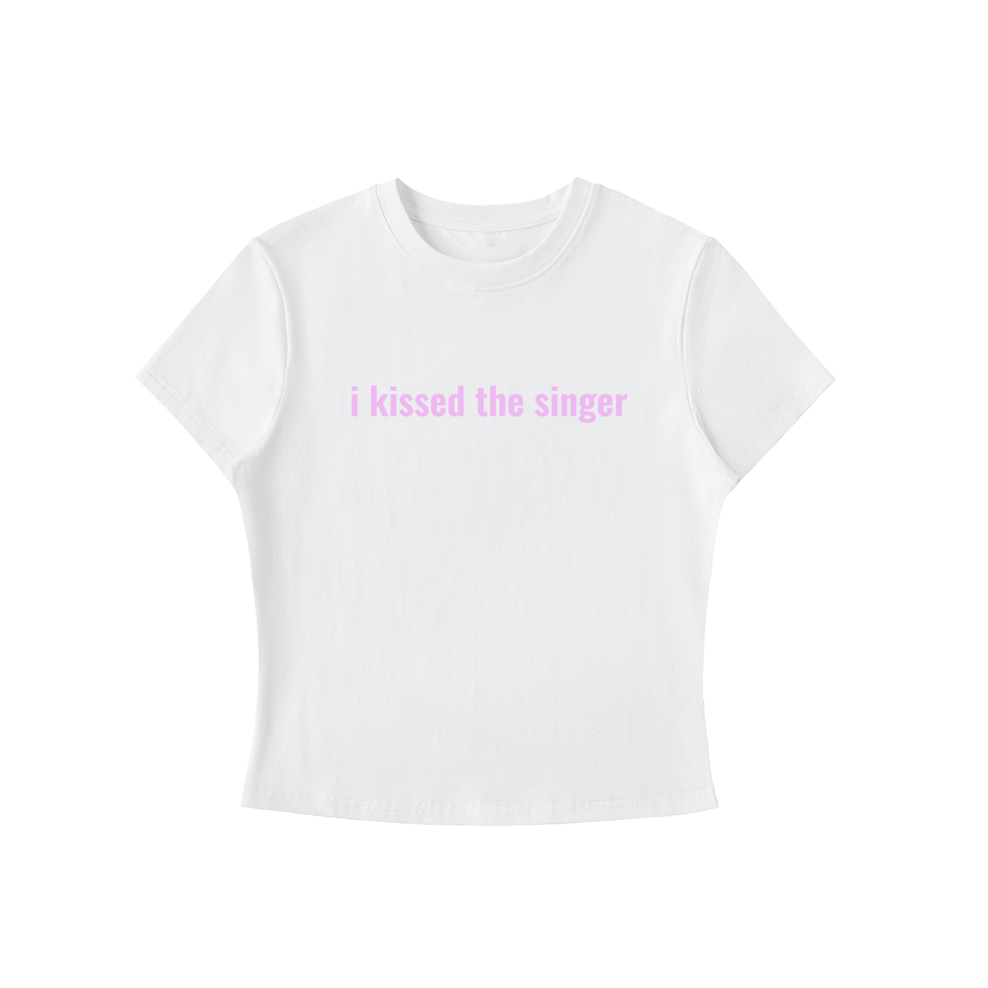 'I Kissed The Singer' Baby Tee