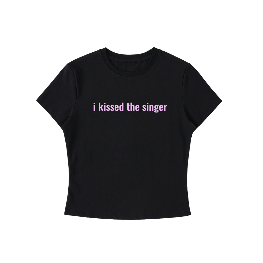 'I Kissed The Singer' Baby Tee