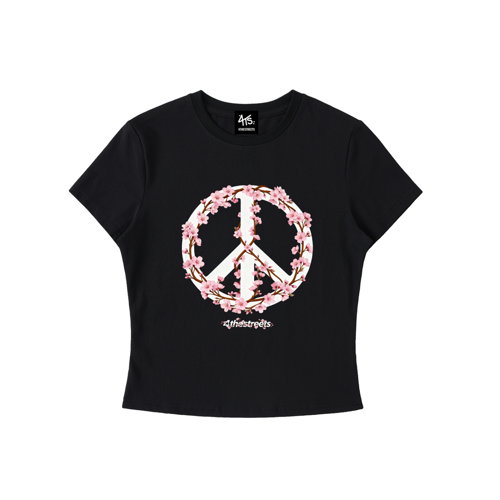 Cherry Blossom Peace Baby Tee