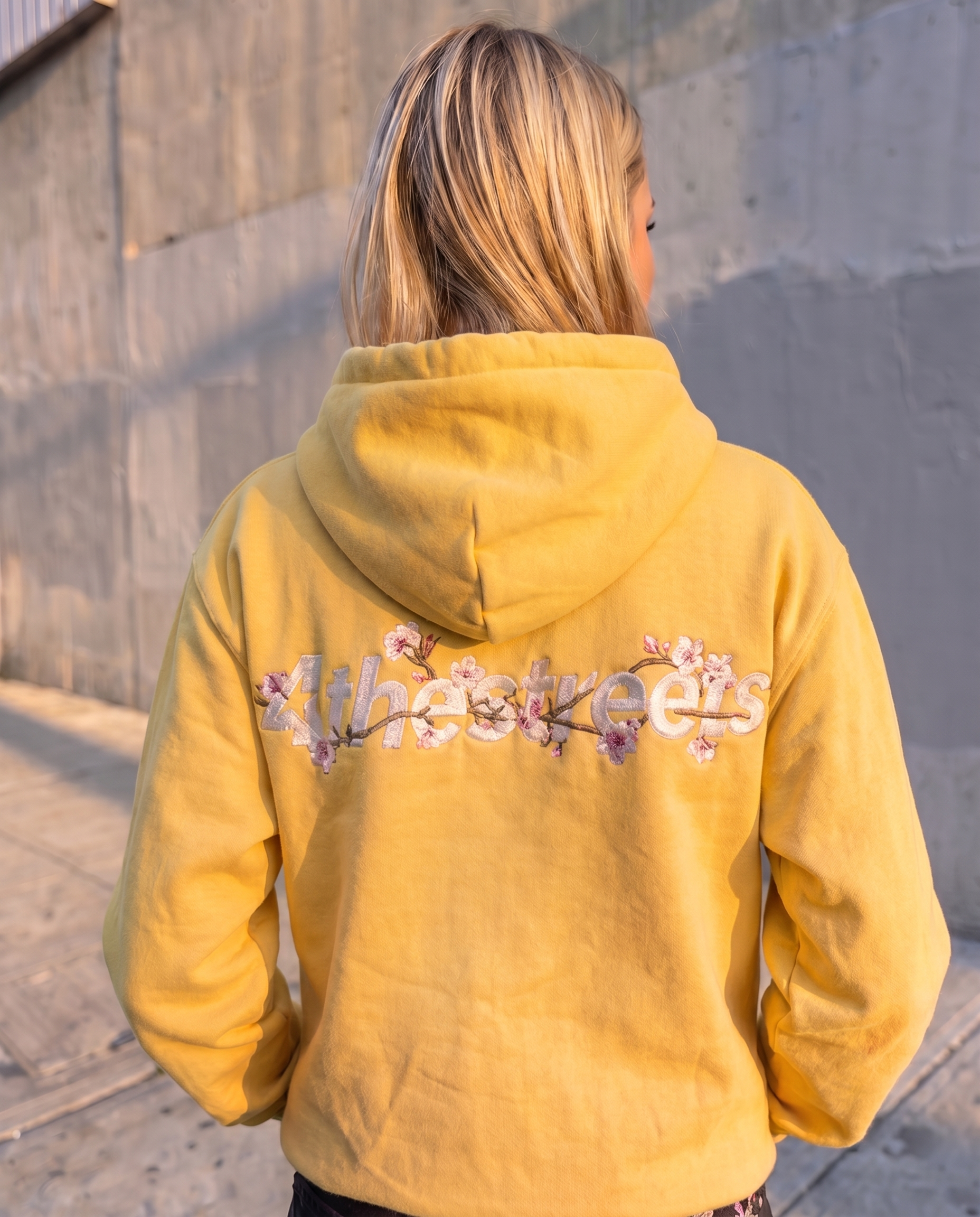 Sakura Embroidered Hoodie