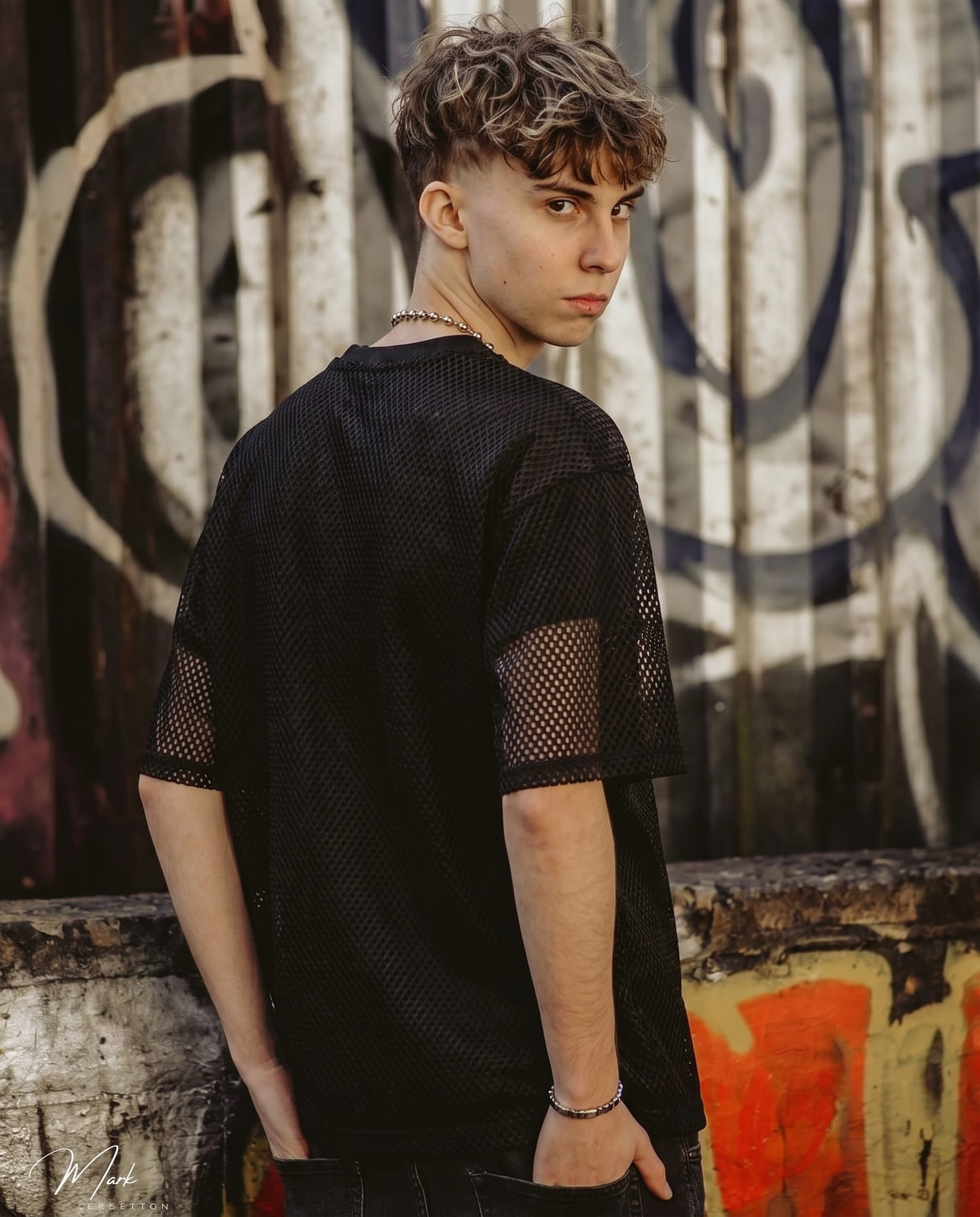 Boxy Mesh Jersey