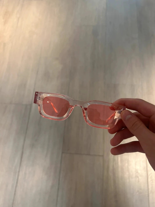 Clear Retro 80s Sunglasses UV400