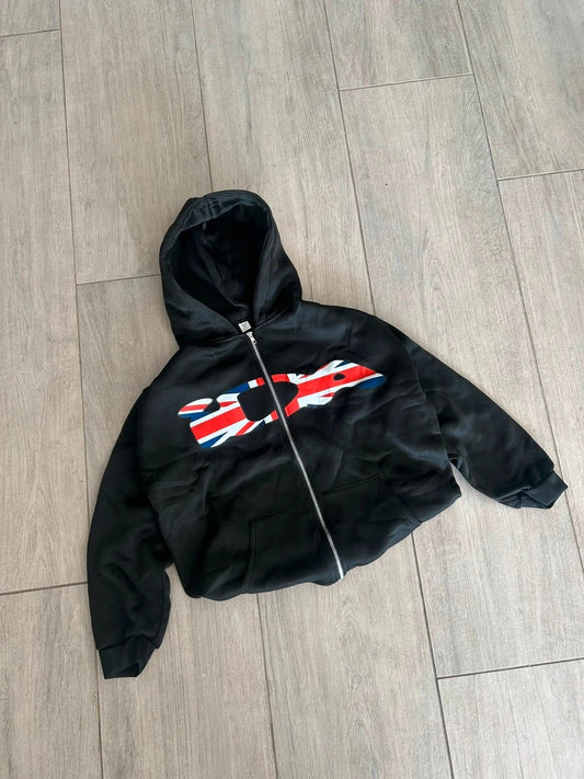 Ida Inspired Union Jack Zip Up